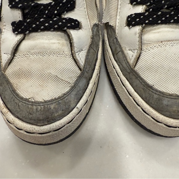 Golden Goose NOAH Women’s Mid-star White W/ Black Sneaker Sz US 10 EU 40 - Picture 11 of 14